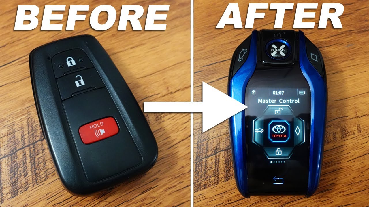 Upgrade your Car Key to a SMART KEY LCD Fob! - YouTube - Magnetic Wind Up Key For Car