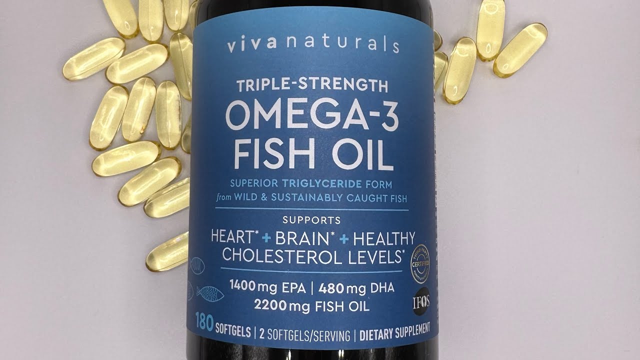 Viva Natural Omega 3 Fish Oil