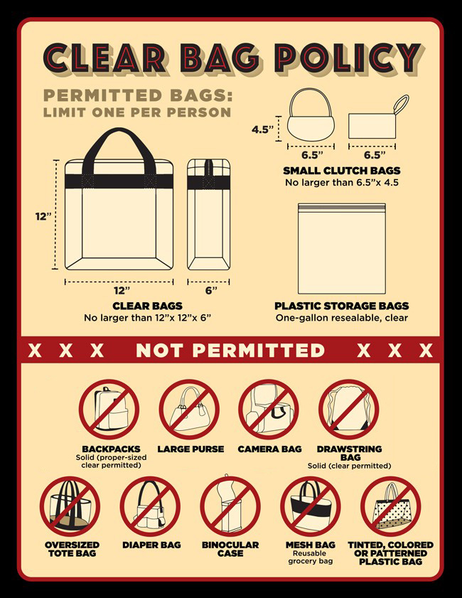 What to Bring - Edgefield Concerts - Newport Music Hall Bag Policy: Concert Night Bag Size Rules