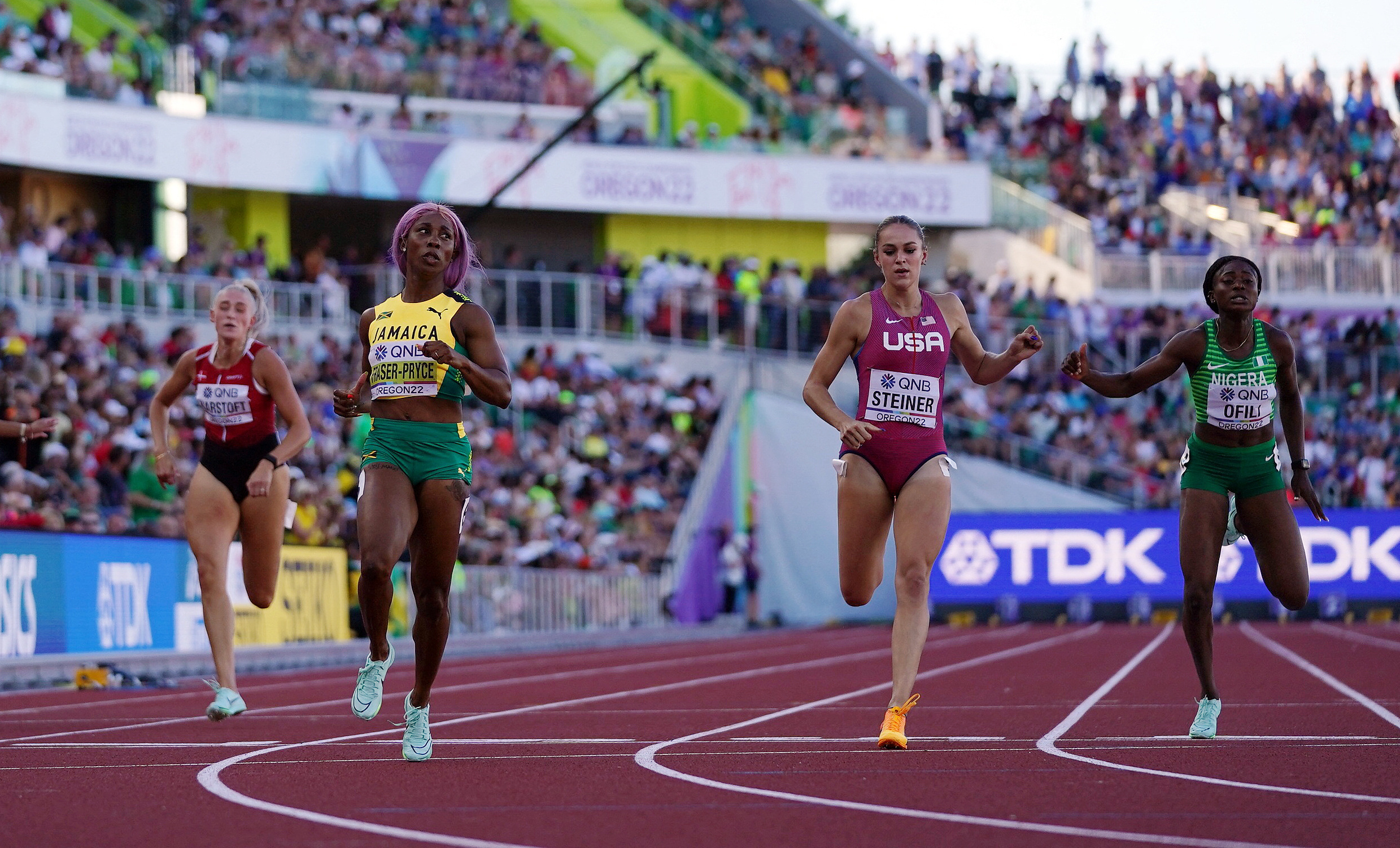 Women's 200m Final 2024 - Kassi Matilda - Track Spikes 1 4 Inch Pyramid