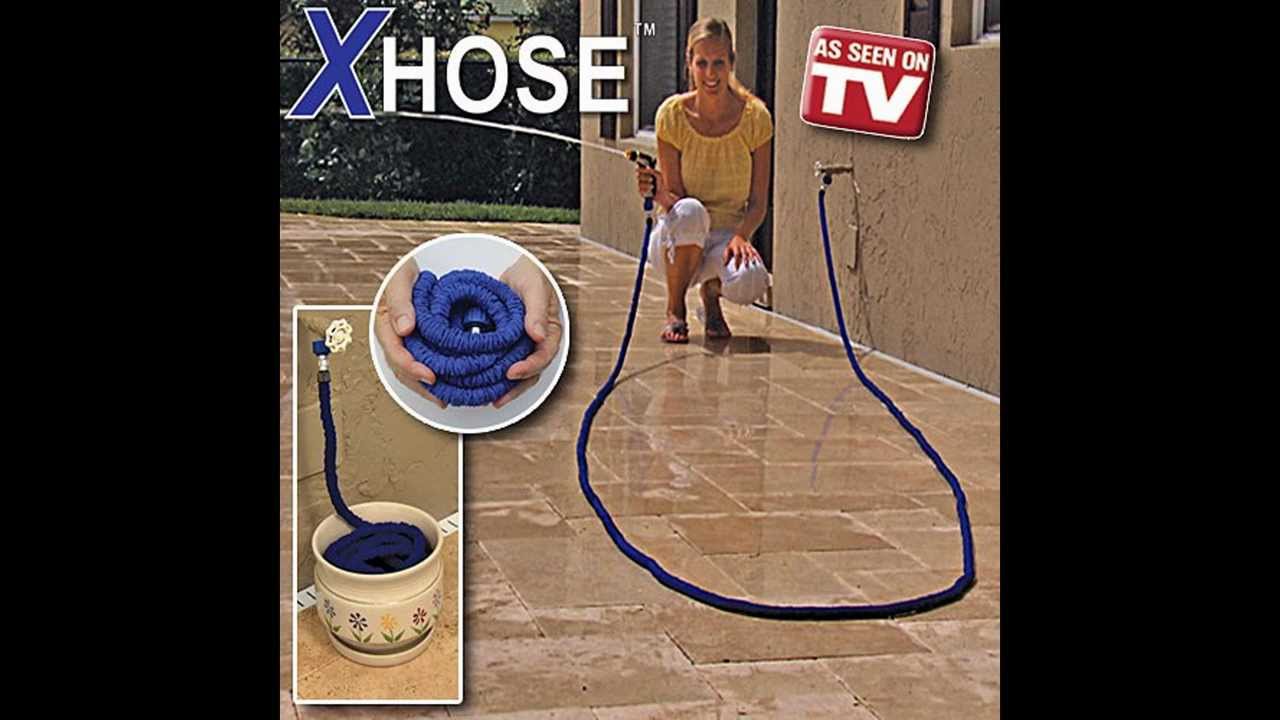 Xhose 25ft As Seen On TV Expandable Water Hose - YouTube - Shrinking Hose As Seen On Tv