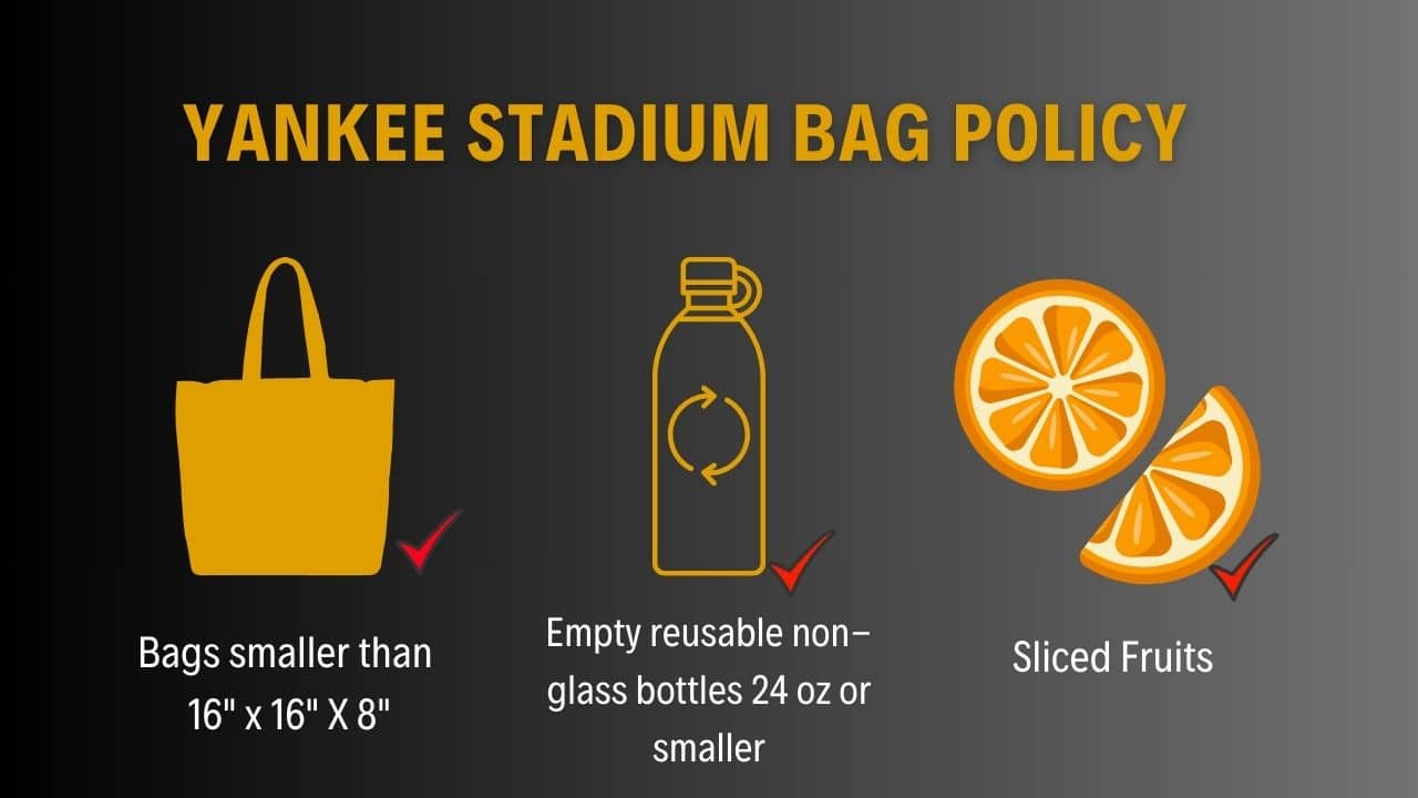 Yankee Stadium Bag Policy 2024: Your Essential Guide to a Great Game - Yankee Stadium Bag Policy: Approved Bags And Prohibited Items