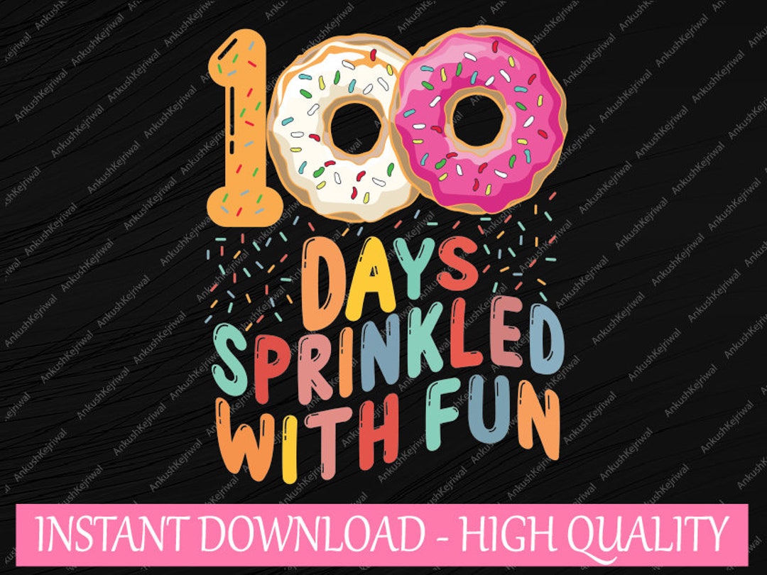 100 Days of School Kindergarten Svg, Days Sprinkled With Fun Svg, Happy - 100 Loan Approval No Credit Check