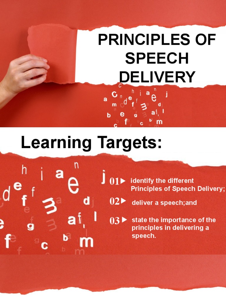 11 Principlesof Speech Delivery 1 1 | PDF | Speech | Nonverbal - Effective Speech Delivery Should Be All Of The Following