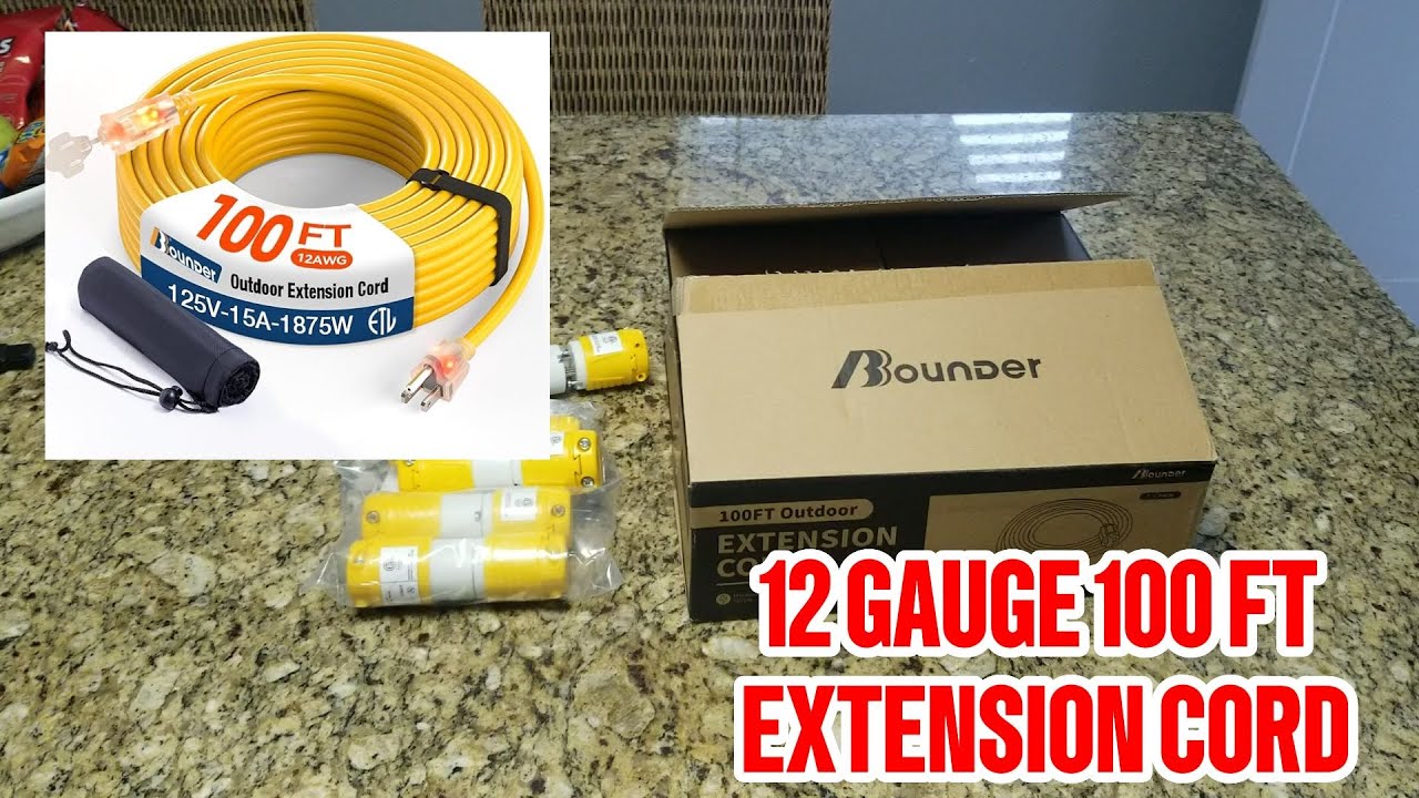 150 Ft Extension Cord 12 Gauge
