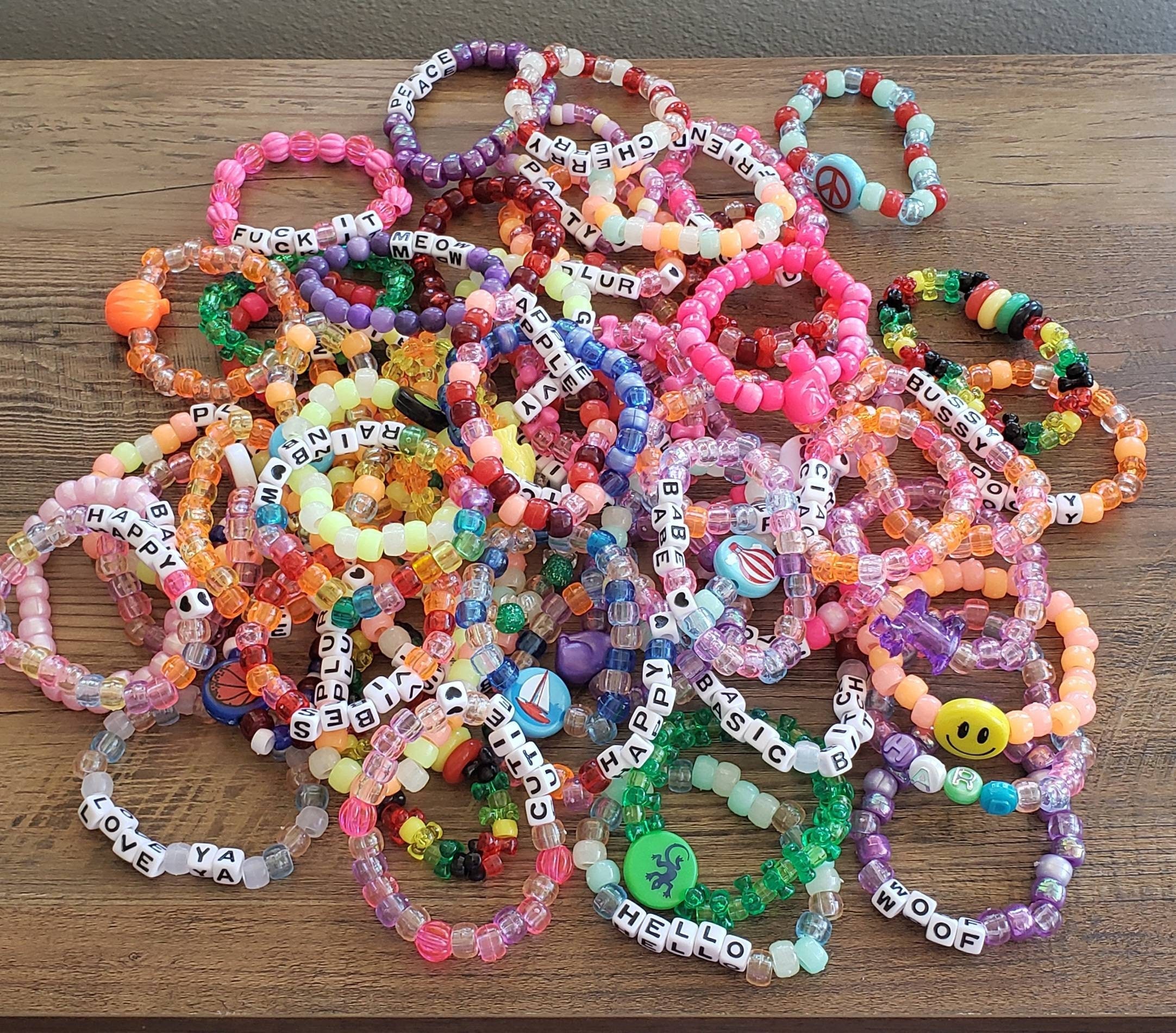20 Random Kandi Bracelets Kandi Singles PLUR Assorted - Etsy - Kandi Collapsible Mini Electric Golf Cart