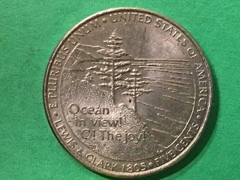2005 US 5 Cents "Ocean in View - Oh the Joy" Bicentenary Lewis and - 2005 P Nickel Ocean In View Value