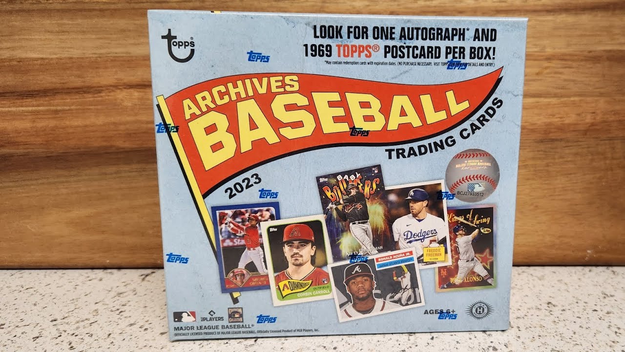 2023 Topps Archives Collector's Box ( 1 Autograph & 1 Exclusive Retro - Ultimate Collectibles Records Sports Cards Memorabilia Comics Pokémon