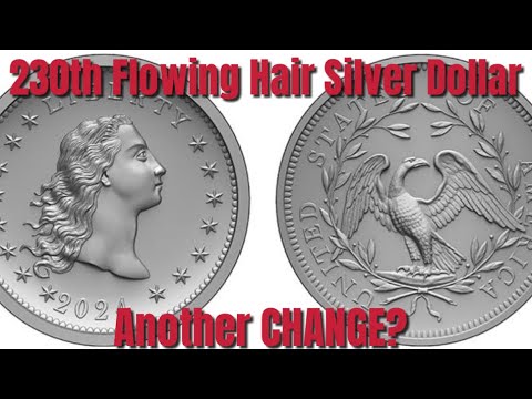 2024 230th Anniversary Flowing Hair Silver Medal & Gold Coin - Is THIS - 230th Anniversary Flowing Hair High Relief Gold Coin
