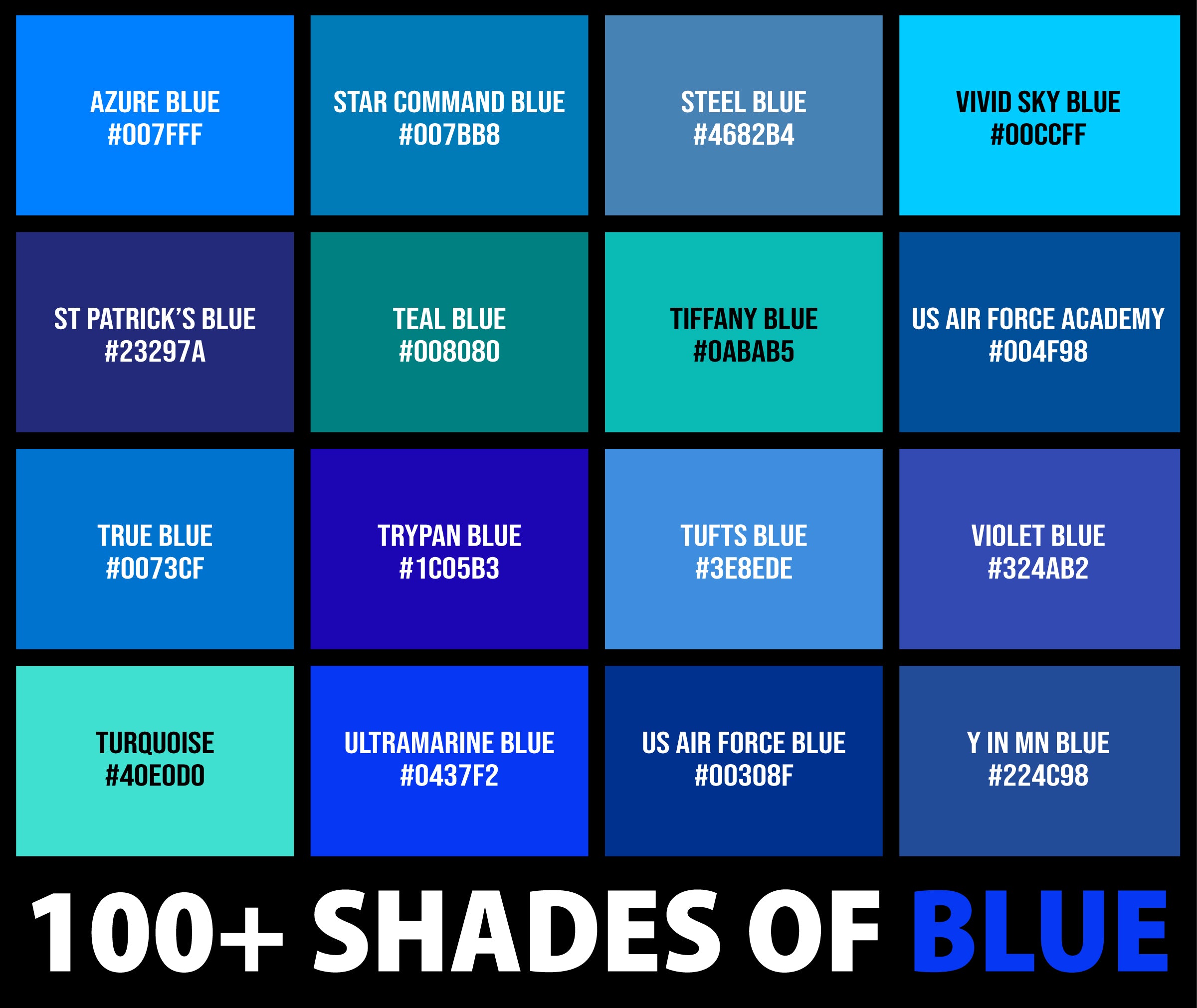 25+ Best Colors That Go With Blue (Color Palettes) – CreativeBooster - Blue Federal Credit Union Fort Collins Colorado