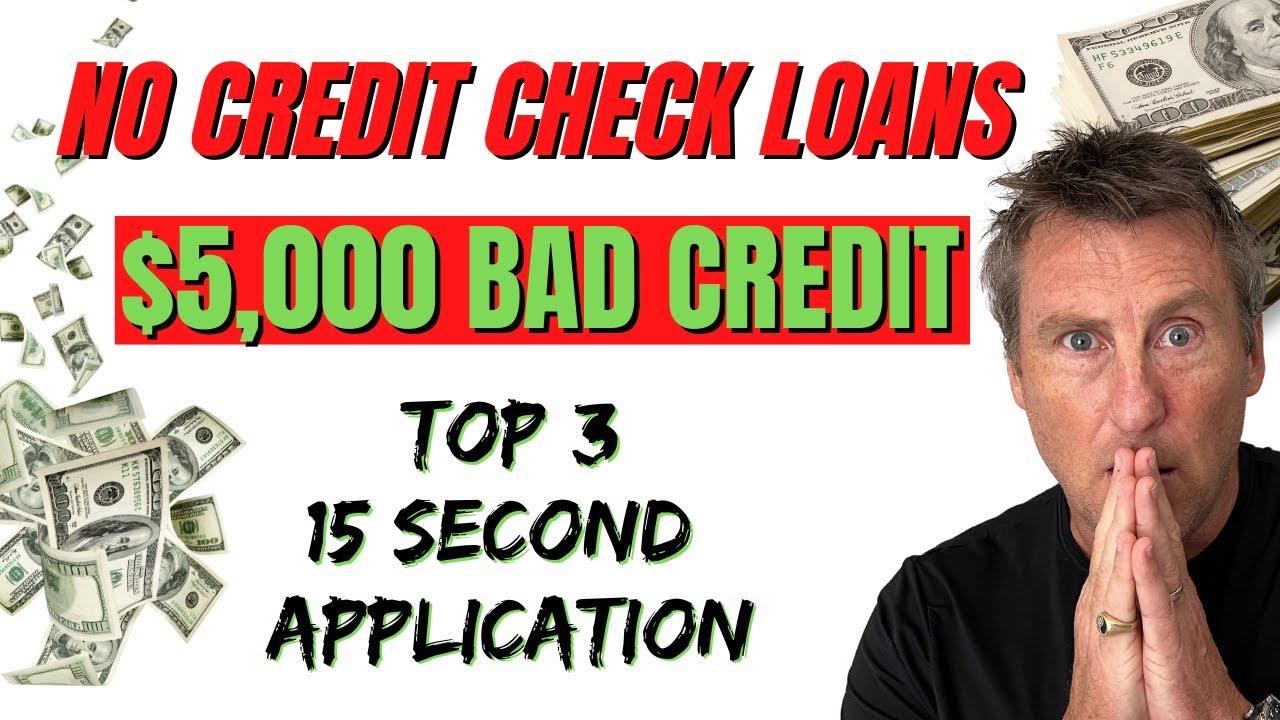 3 BANKS NO CREDIT CHECK Personal Loans Bad Credit LOANS TOP 3 Lenders - Quick Loan No Credit Check Instant Approval