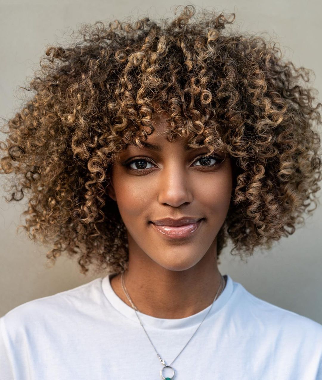 30 Gorgeous Curly Hair Color Ideas to Pull Off in 2025 - Curly Wig With Bangs Human Hair
