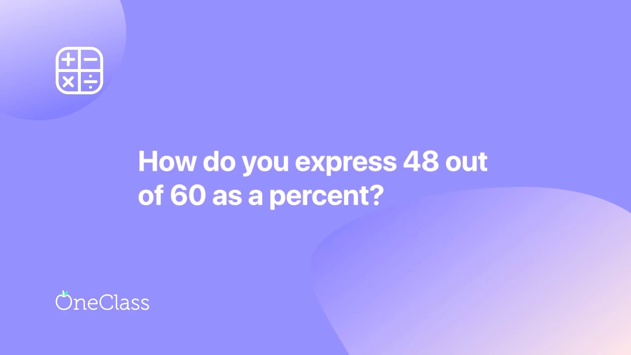 260 Out Of 300 As A Percentage