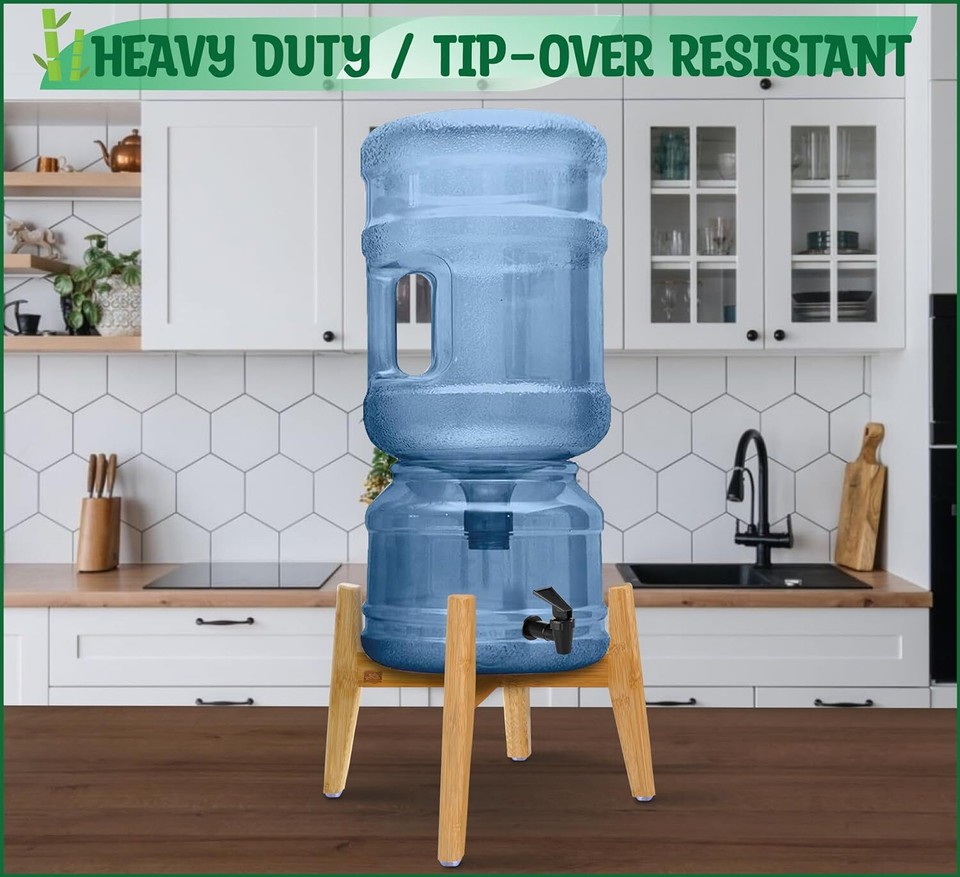 5 Gallon Water Dispenser Stand - Bottle, Jug, Drink Jar Holder, Up to - Stand For 5 Gallon Water Bottle