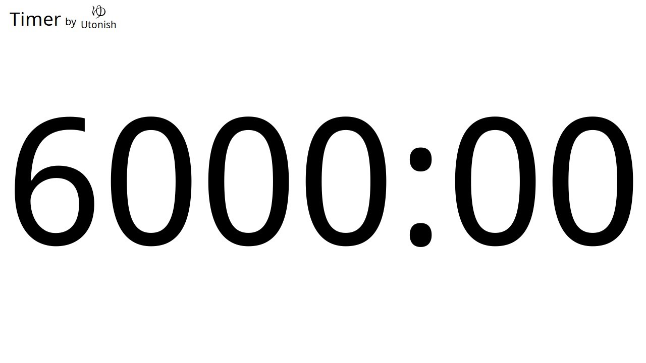 6000 Minute Countdown Timer - YouTube - How Many Days Is 62000 Minutes
