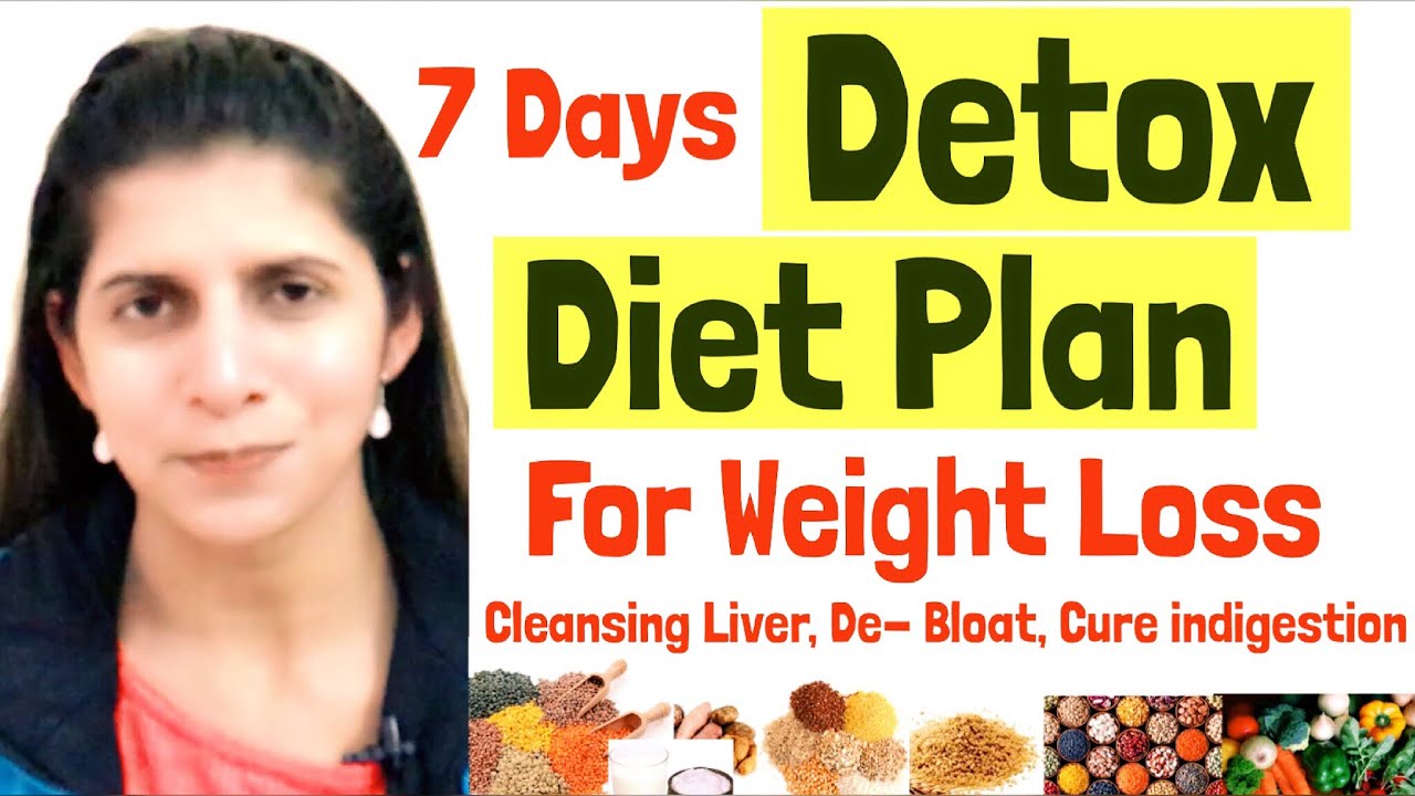 7 Days Detox Diet Plan For Weight Loss | Cleansing Diet Plan to Boost - Simple 7-day Detox Diet Plan Pdf