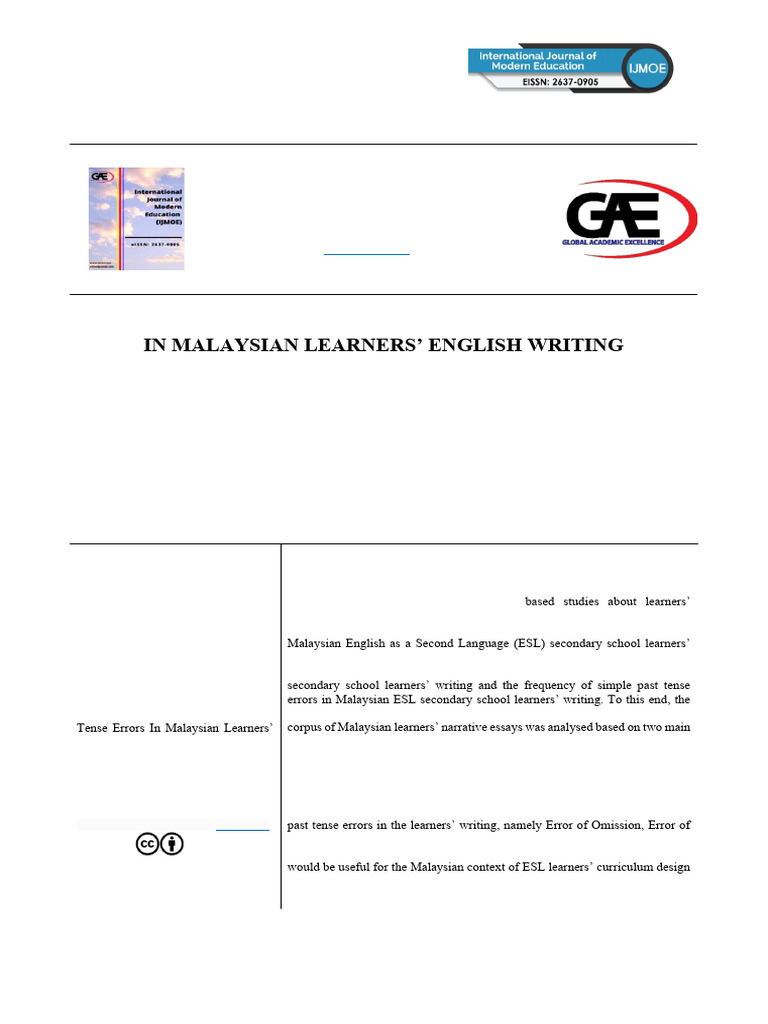 A+Corpus Based+Study+of+Simple+Past+Tense+Errors+in+Malaysian+Learners - Corpus Christi Cycle Plaza Corpus Christi Tx