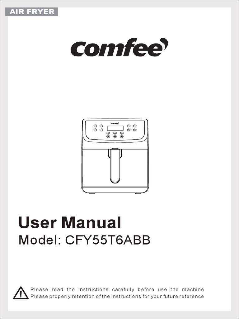 AirFryer 5.5 Manual | PDF | Ac Power Plugs And Sockets | Manufactured Goods - Cuisinart Air Fryer Manual Pdf Free Download