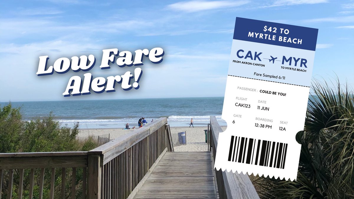 Akron-Canton Airport on Twitter: "Low fare alert for our newest nonstop - Non Stop Flights From Akron Canton To Orlando