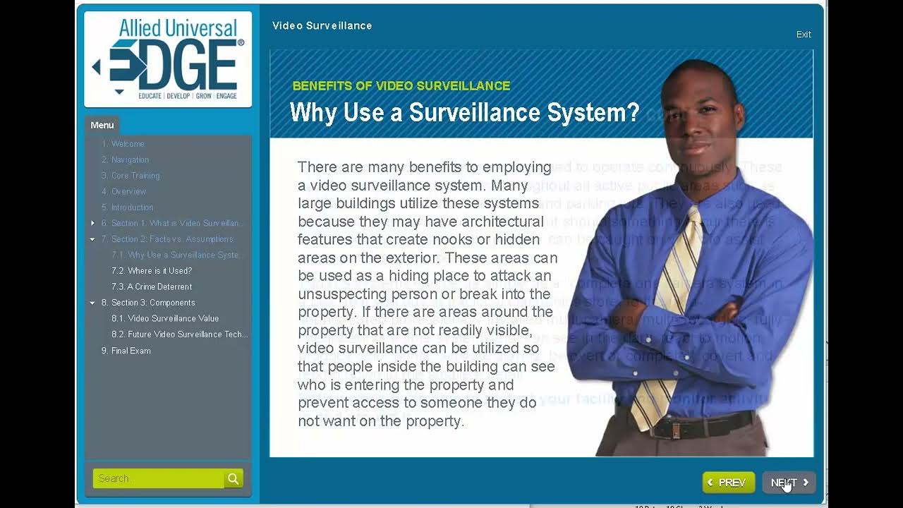 Allied Universal Core Training: Video Surveillance - YouTube - Allied Universal Edge Core Training Answers Quizlet