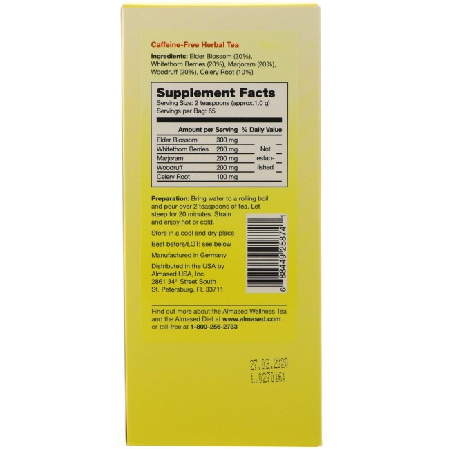 Almased Nutrition Facts | Besto Blog - Almased Weight Management And Metabolic Health Supplement 17.6 Oz