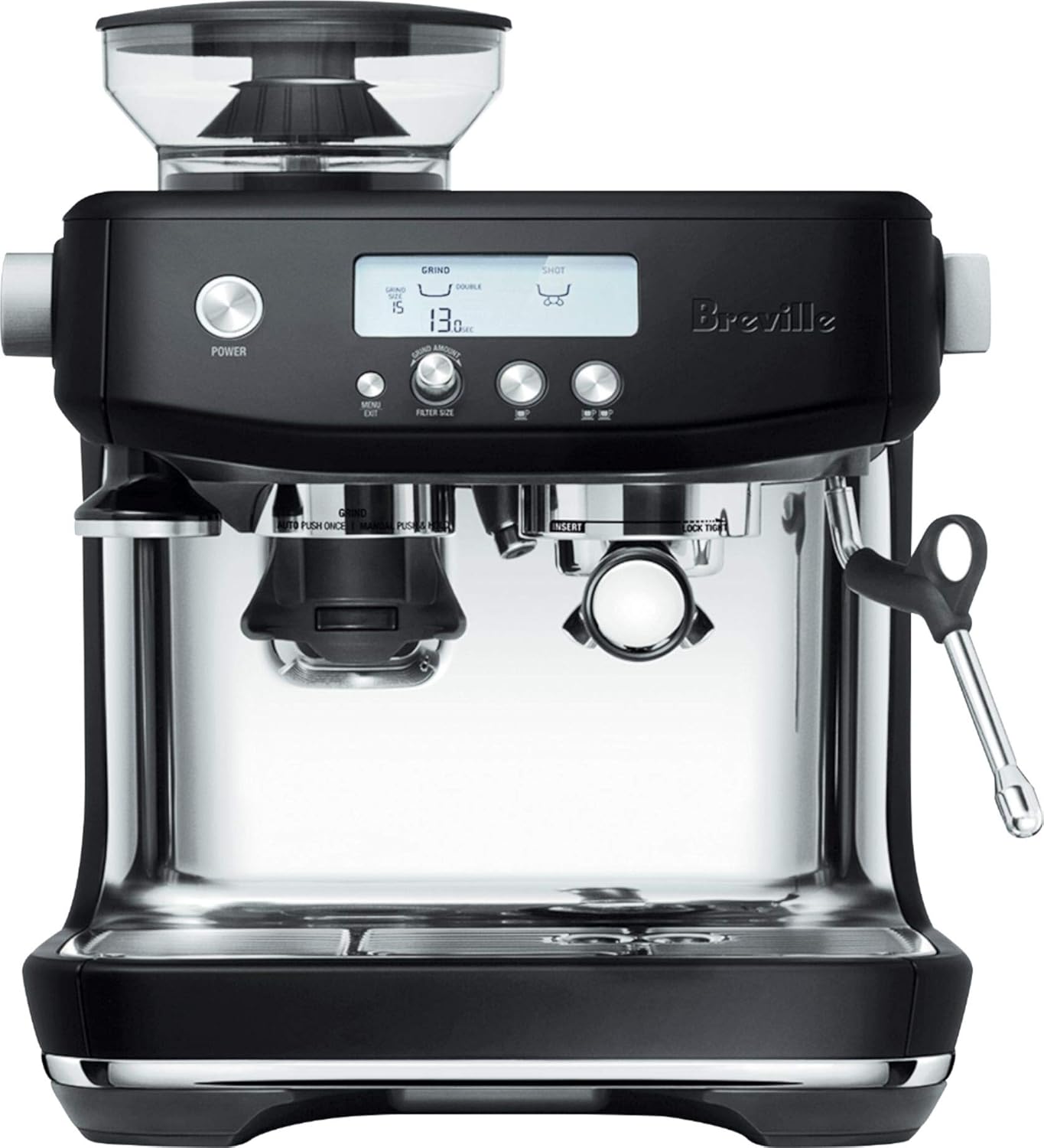 Amazon.com: Breville BES878BSS Barista Pro Espresso Machine, Black - Breville Barista Touch Espresso Machine Black Friday