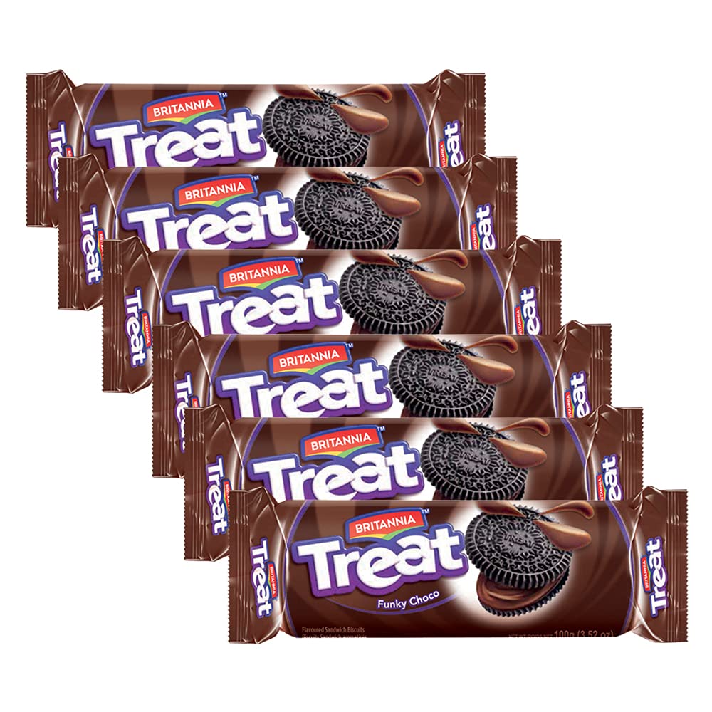 Amazon.com: Britannia Treat Choco Sandwich Biscuits 3.52oz (100g - How To Treat Dandruff In African American Hair