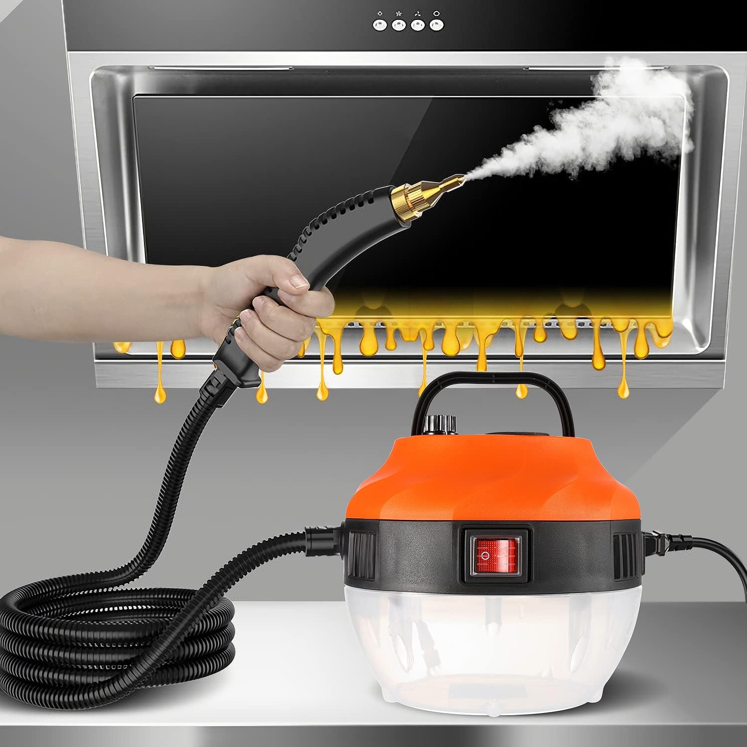 Amazon.com: Dyna-Living Handheld Steam Cleaner 2500W Steam Cleaner for - Cleaner Than The Board Of Health