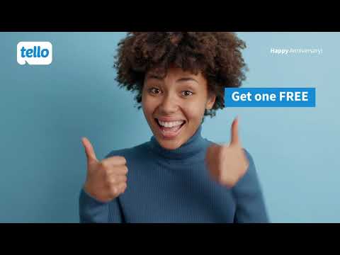 Anniversary SALE: Buy 1 month & get 1 free | Tello turns 5 - YouTube - Tello First Month Free Promo Code