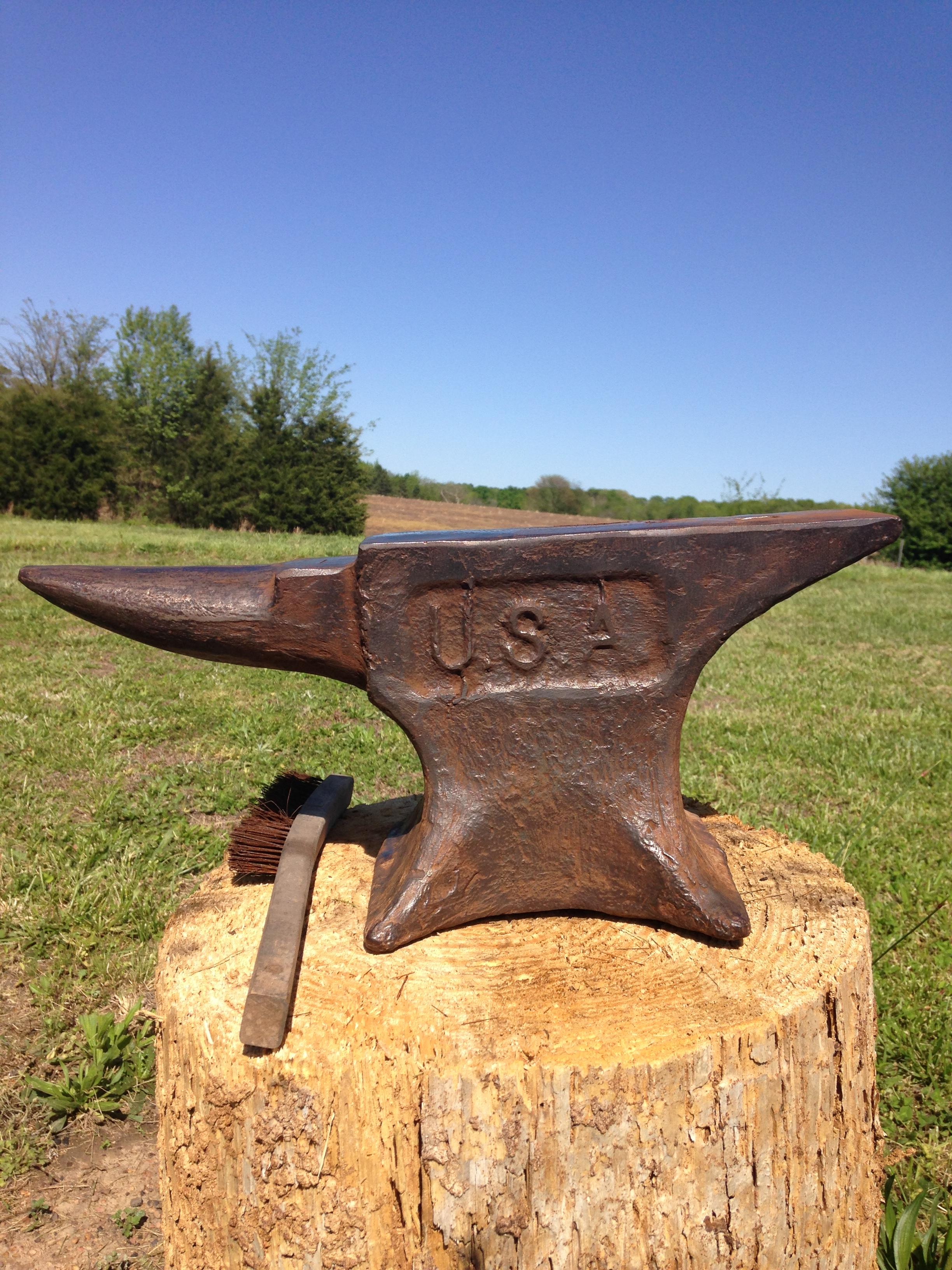 Anvil identification - Anvils, Swage Blocks, and Mandrels - I Forge Iron - Anvil Smith Cooper Merge Tailwind Sponsor