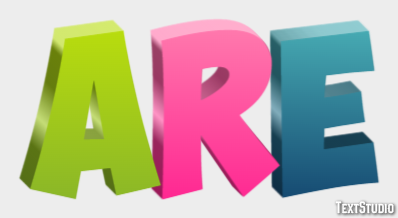 Are | Multi-color For The New Year | Text Effect Generator - Are Thc Gummies Legal In Indiana
