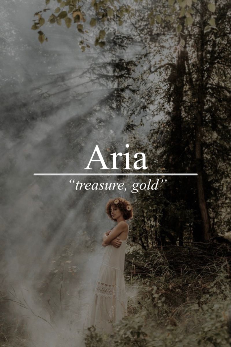 Aria: treaure, gold, of high value Pretty Names, Cool Names, Kid Names - Middle Names That Go With Aria