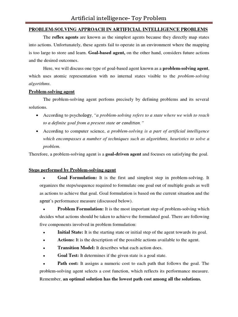 Artificial Problem | PDF | Algorithms | Artificial Intelligence - Artificial Intelligence Hardware Design Challenges And Solutions Pdf