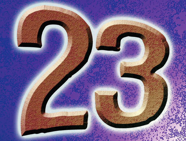 Artistic Images Of The Number 23 - What Is 23 Out Of 31 As A Grade