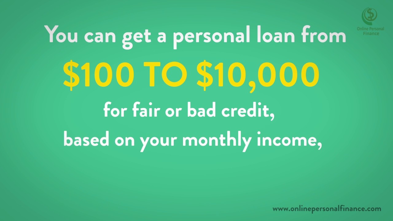 Bad Credit Personal Loans Approval Direct Lenders 2024 - YouTube - Online Loans For Bad Credit Direct Lenders