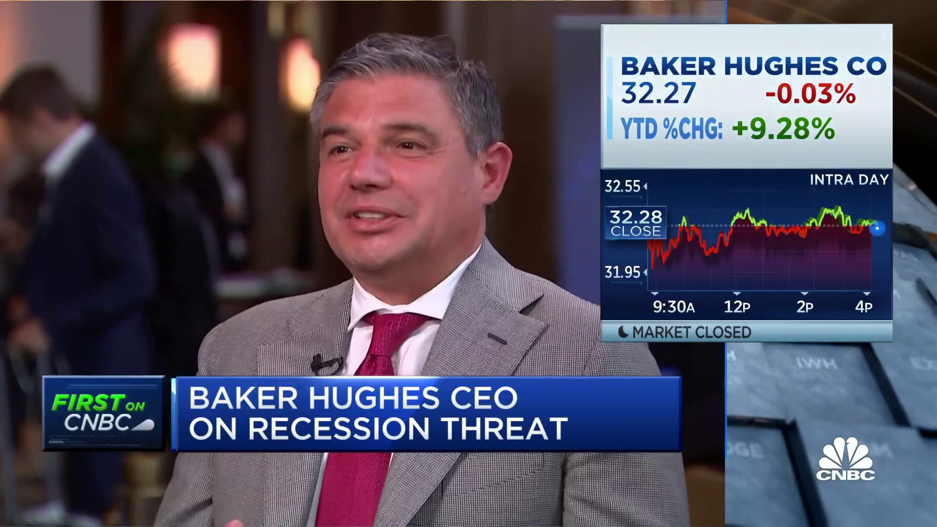 Baker Hughes CEO on recession threat, global energy markets and higher - Baker Hughes Venture Global Supply Agreement