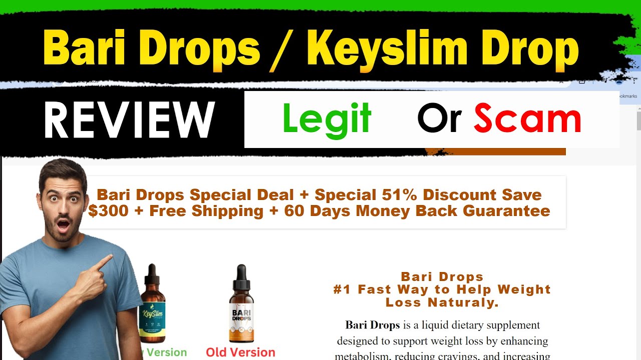 Bari Drops reviews and Complaints | Is bari drops legit or scam - Bari Drops Weight Loss Reviews Before And After