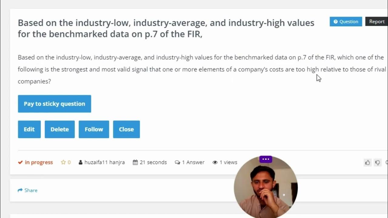 Based on the industry-low industry-average and industry-high values for - Based On The Industry Low Industry Average