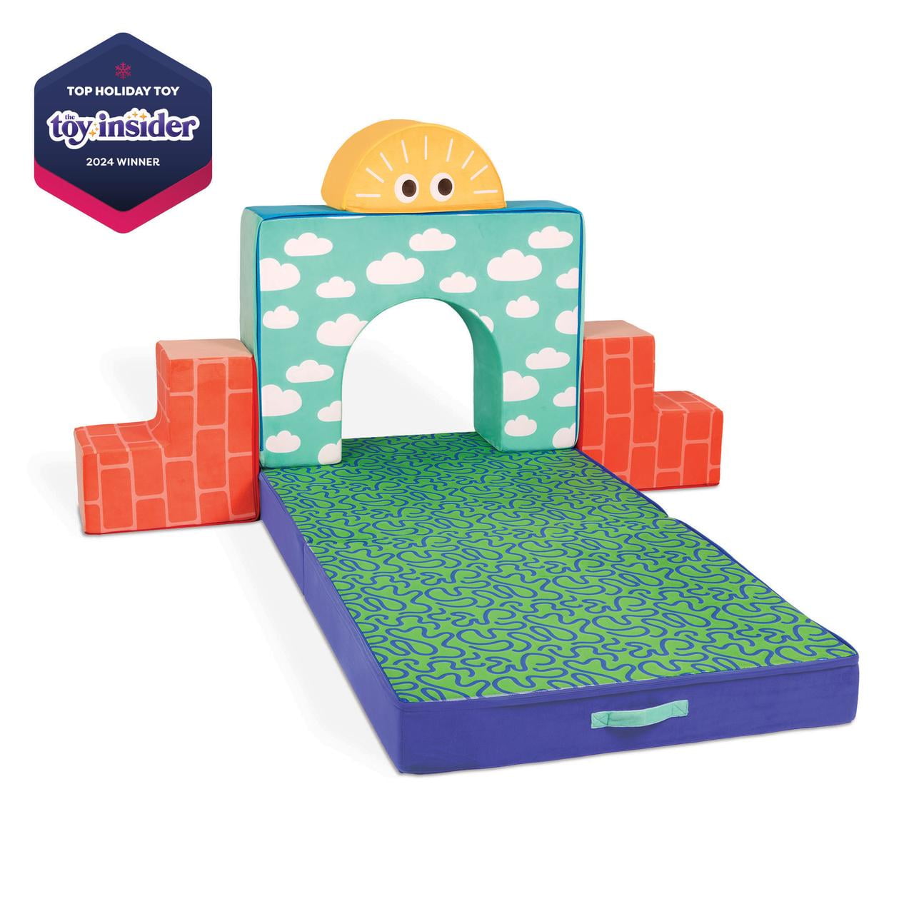 Battat Cloud Castle Foam Fort Building Set with 5 Multicolor Play - Battat Cloud Castle Foam Fort Building Set