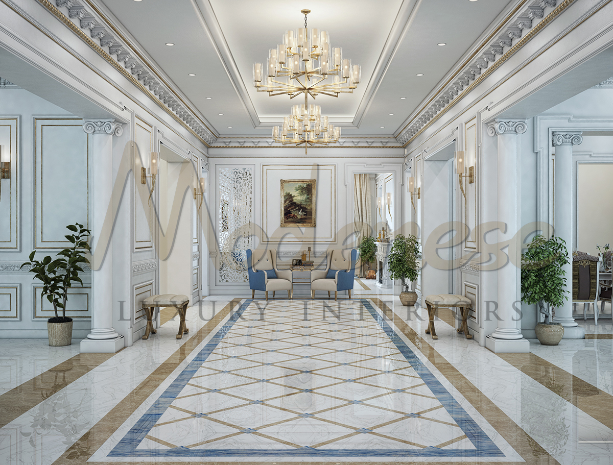 Beautiful Hall Interior Design | Modenese Interiors Luxury Classic Hall - Hall Of Fame Resort & Entertainment Company