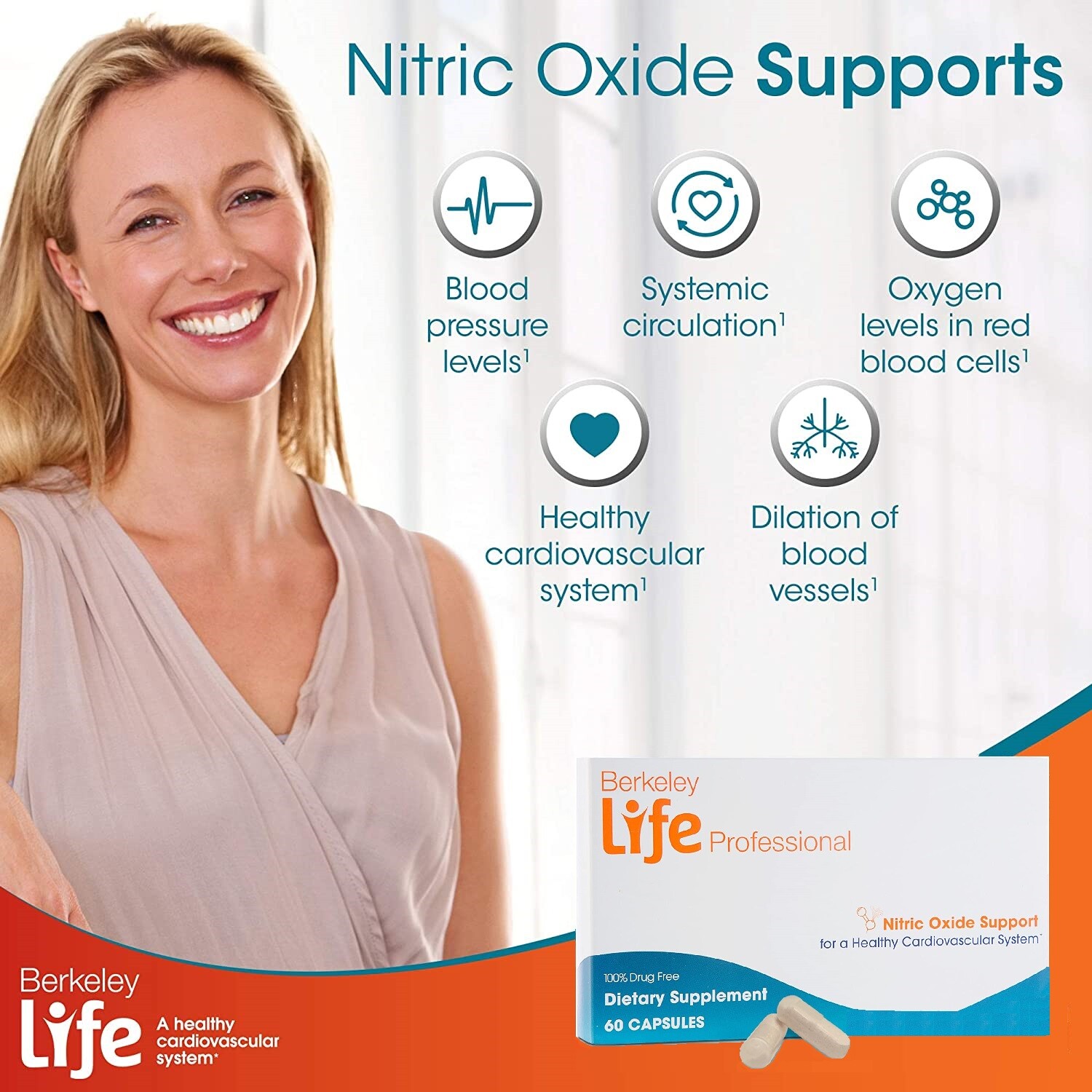 Berkeley Life Professional - Nitric Oxide Booster & Support Supplement - Berkeley Life Professional - Nitric Oxide Booster
