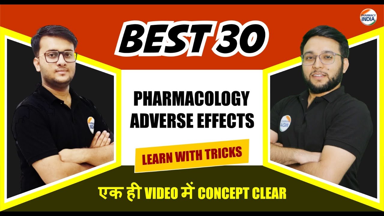 BEST 30 ADVERSE EFFECTS OF DRUGS | FULL OF TRICKS & MNEMONICS - Acute Drug Effects Are Those That