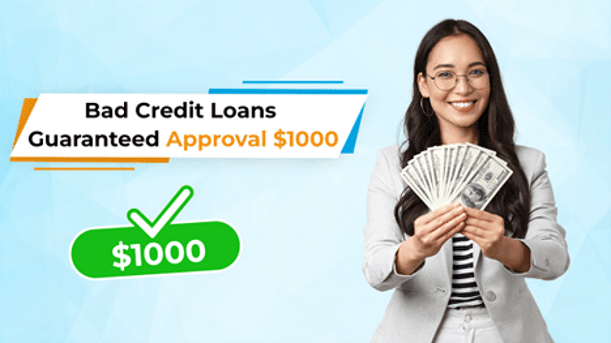 Best Bad Credit Loans Guaranteed Approval $1,000 - Bad Credit Mobile Home Loans Guaranteed Approval
