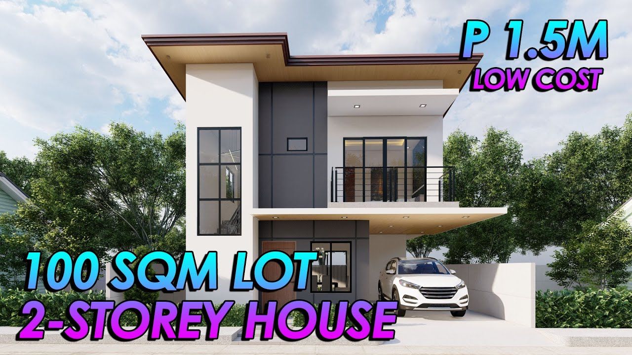 BEST LOW COST 2-STOREY PINOY HOUSE FOR 2023 (100 SQM) | ALG DESIGNS #40 - Expandable Container House Price In The Philippines 2023