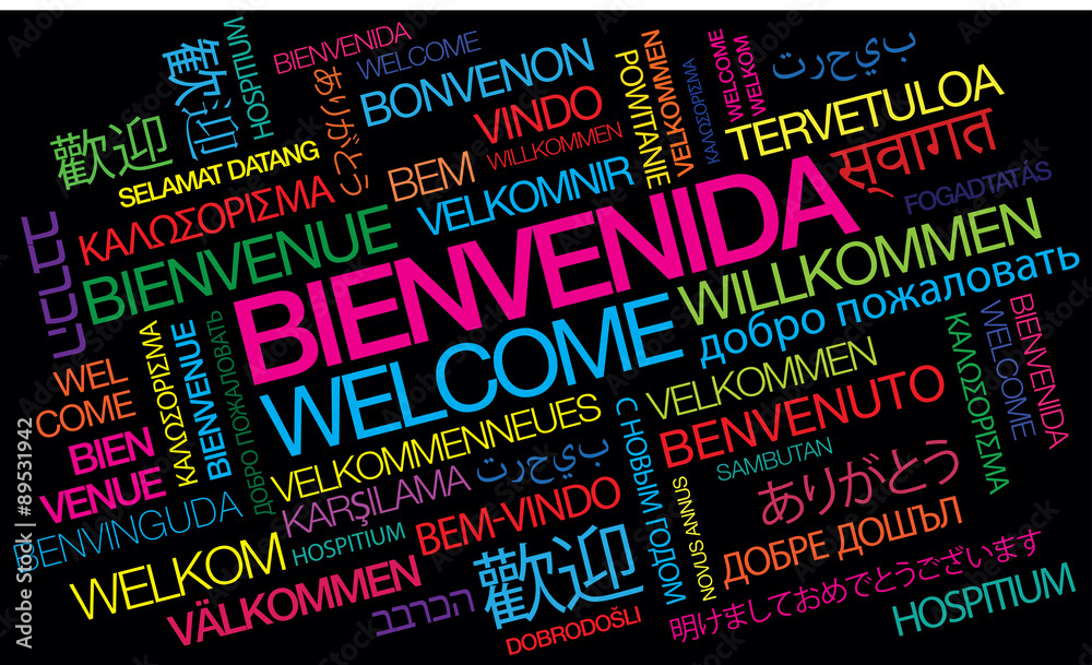 Bienvenida saludo recibimiento acogida welcome willkommen benvenuto - Bienvenidos A La Vida Mas Fina
