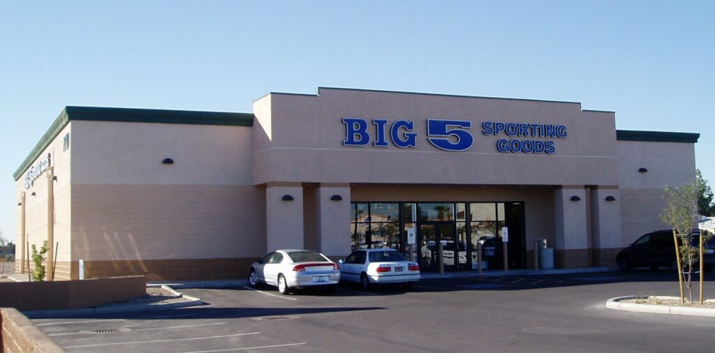 Big 5 Sporting Goods – Baker Construction - Big 5 Sporting Goods Alhambra Alhambra Ca