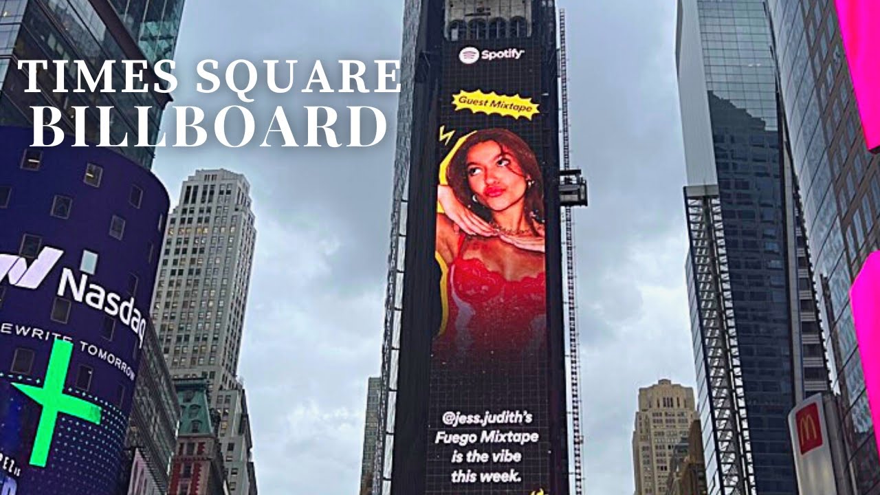 BILLBOARD IN TIMES SQUARE - YouTube - How Much Does A Billboard In Times Square Cost