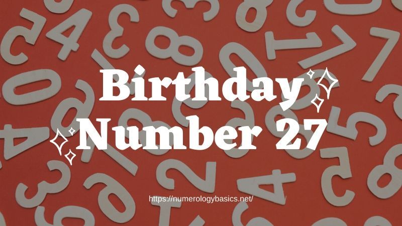 Birthday Number 27 or Gift Number 27 | Birthday numbers, Gifts, Birthday - How To Get People's Phone Numbers