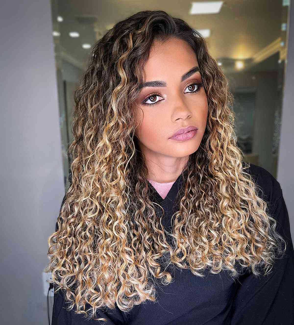 Curly Wig With Bangs Human Hair