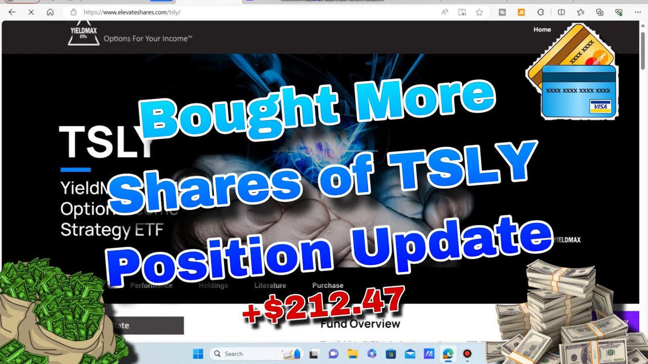 Bought MORE (TSLY) YieldMax TSLA Option Income Strategy ETF Before - Yieldmax Tsla Option Income Strategy Etf Dividend